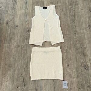 All The Ways - Cream Two-Piece Knit Set